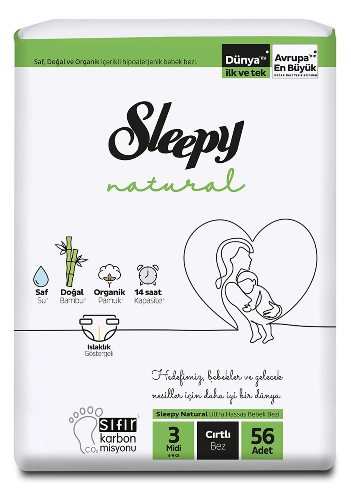 SLEEPY ПЕЛЕНИ ЏАМБО БР:3 МИДИ 4-9КГ 56/1