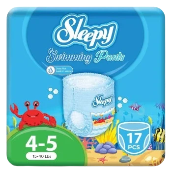 SLEEPY Гаќички за пливање бр. 4-5 (7-18 кг) 17 гаќички