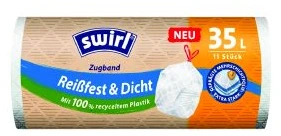 Swirl – Вреќи за ѓубре со врвки 35l