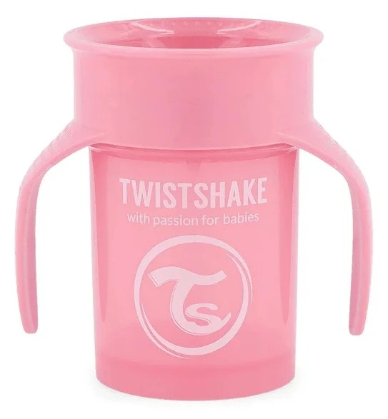 TWISTSHAKE 78928 ЧАША 6+ месеци ПАСТЕЛНО РОЗЕВА