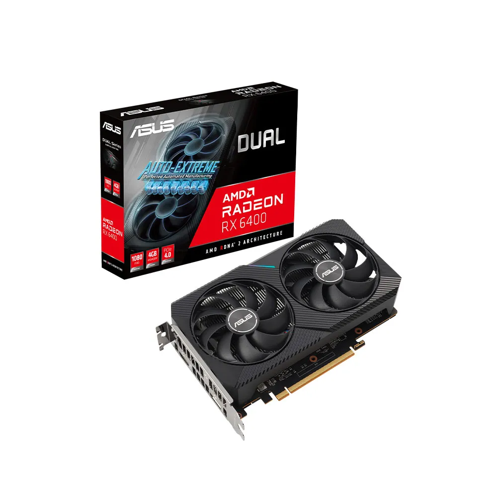 ASUS DUAL Radeon RX 6400 4GB GDDR6