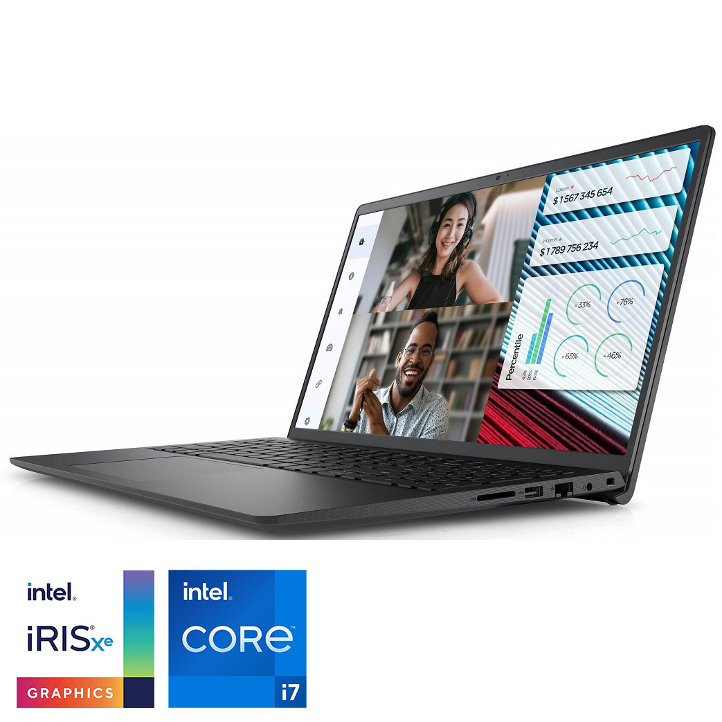 Notebook Dell Vostro 3520 i7-1255U 16GB/512GB/Intel Iris XE/15.6" FHD 120Hz/BacklitKB/4Cell/Ubuntu