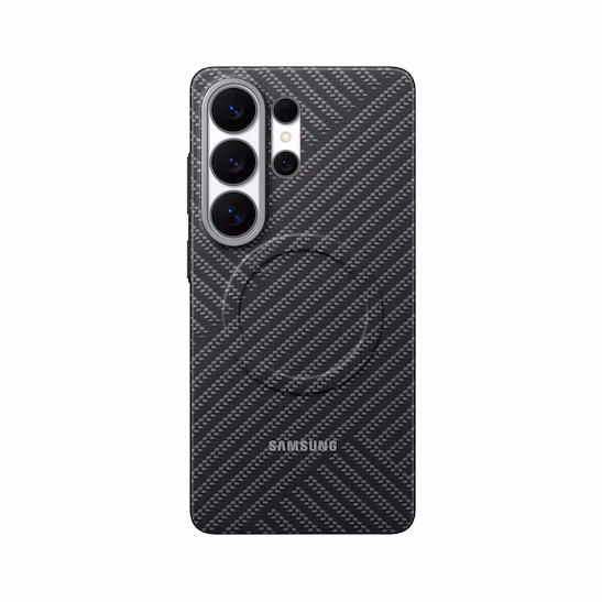 Samsung Galaxy S26 Ultra Carbon Magnet Case Dark Gray