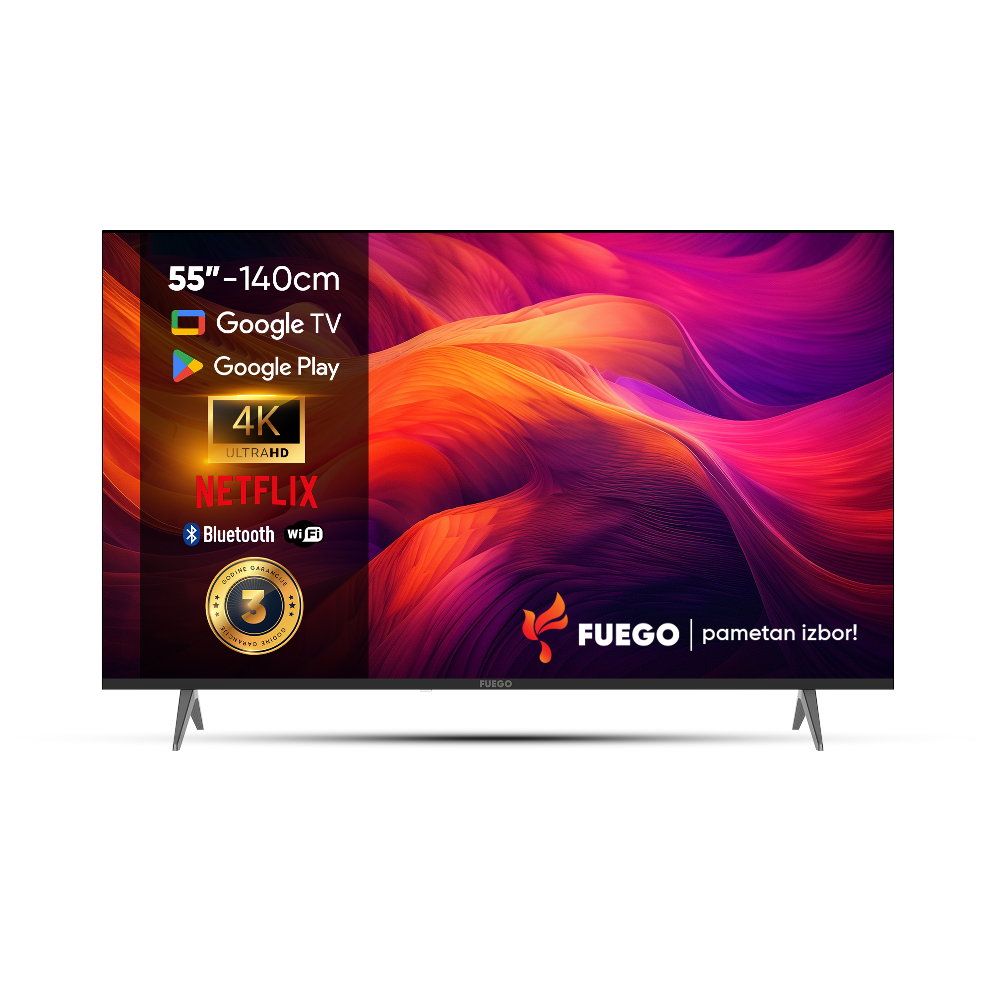 Телевизор FUEGO 55 ELU 720 GTV