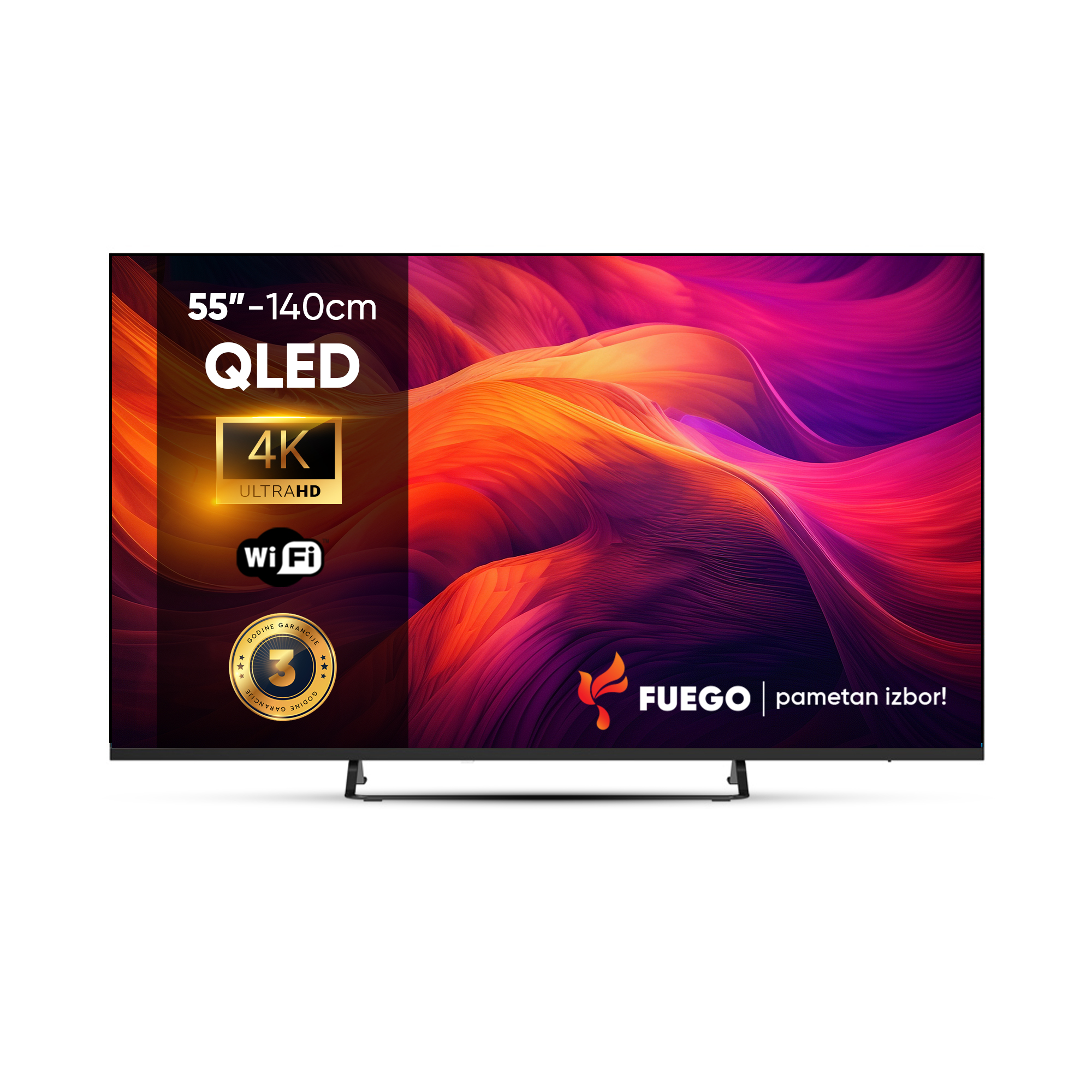 Телевизор FUEGO 55 ELU 820 GTV