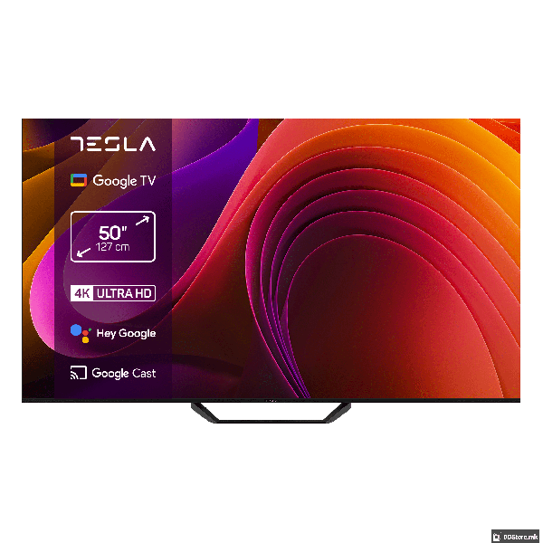 Телевизор TESLA 50E655BUS 50" 4K UHD Google TV Smart TV